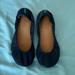 Tieks Women's Navy Ballet Flats